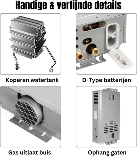 Tweedekans - Propaan geiser - LPG geiser - 12 Liter
