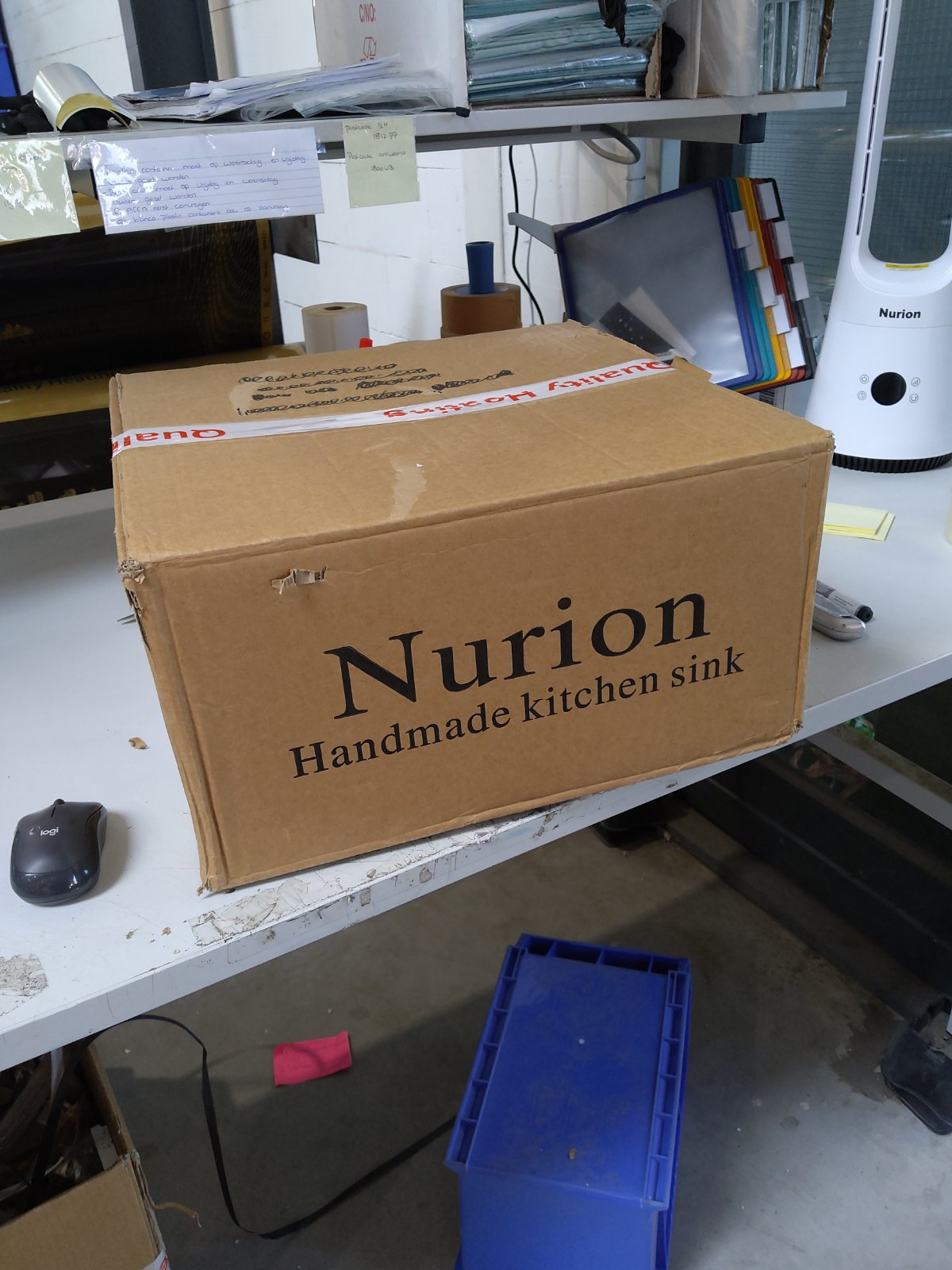 Tweedekans - Nurion Spoelbak Black Metal 34,5 x 34,5 – Spoelbak Keuken - Spoelbakken Keuken – Wasbak Keuken - zonder Kraangat RVS - Default