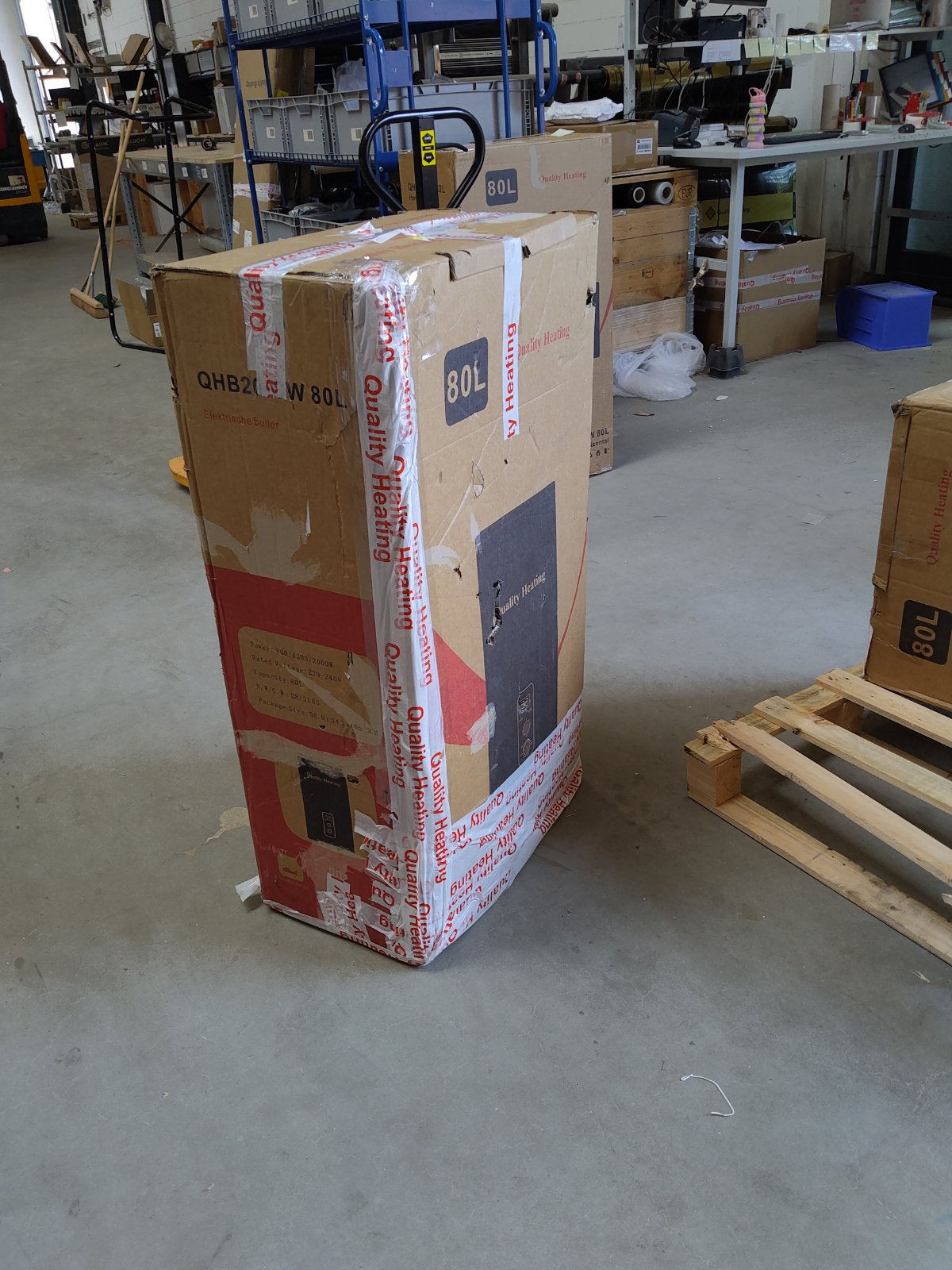 Tweedekans - 80 Liter QH dual tank elektrische boiler met digitale bediening - Default