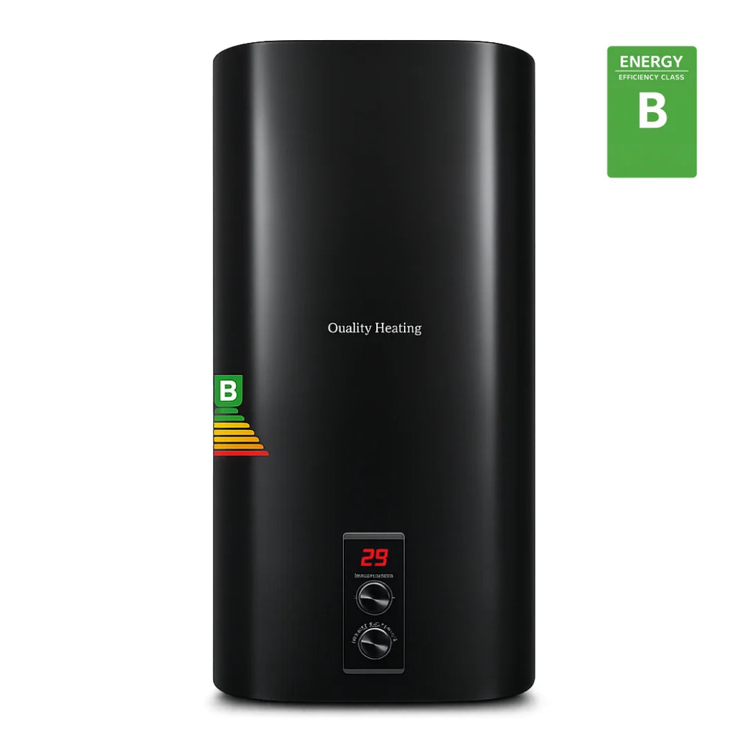 Seconde chance - Chauffe-eau électrique QH à double réservoir de 80 litres avec commande digitale - Par défaut