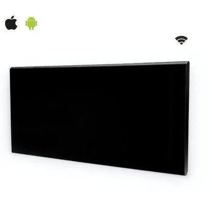 Tweedekans - Adax neo Wifi zwart elektrische verwarming - 2000Watt 33cm x 143cm