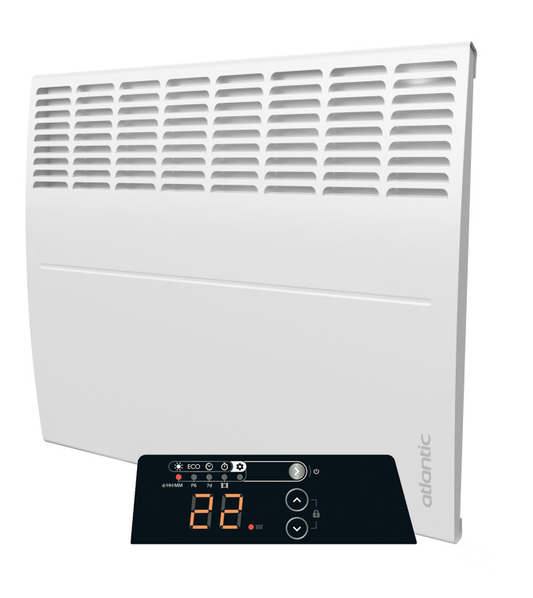 Tweedekans - Ecoflex Atlantic elektrische kachel met instelbare thermostaat - 2500 Watt - 91cm (b) x 46cm (h)