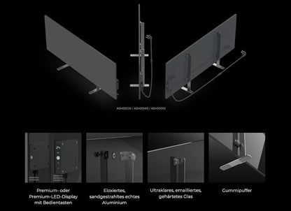 AENO GH4S panneau chauffant infrarouge intelligent WIFI - 700 watts