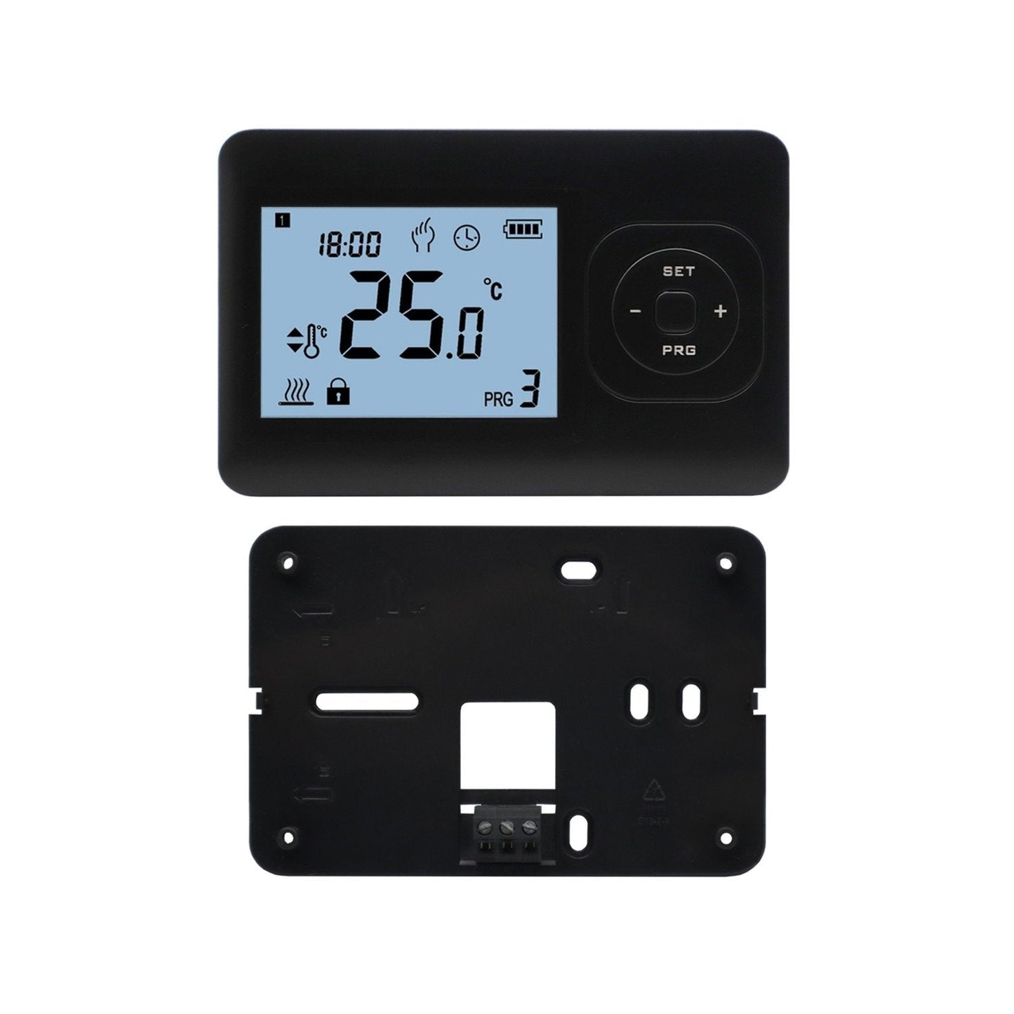 CV Horloge thermostatée - Numérique - On/Off - Blanc ou noir