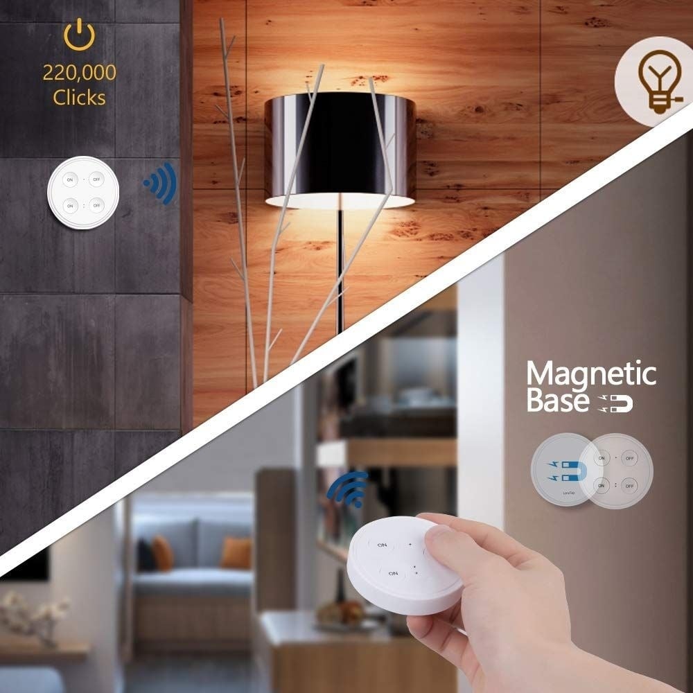 Récepteur de prise sans fil avec télécommande en saillie