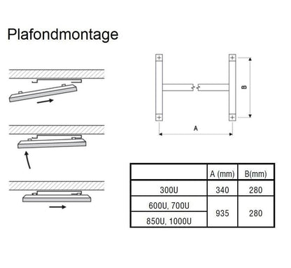 Panneau infrarouge Ecosun P-Serie 60 x 150 cm - 850 Watts