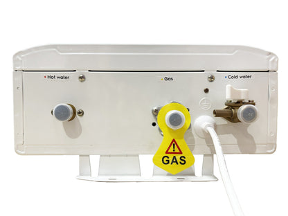 EcoTherm Chauffe-eau électronique 230 V Numérique 13 L Faible émission de NOx Propane à chambre fermée