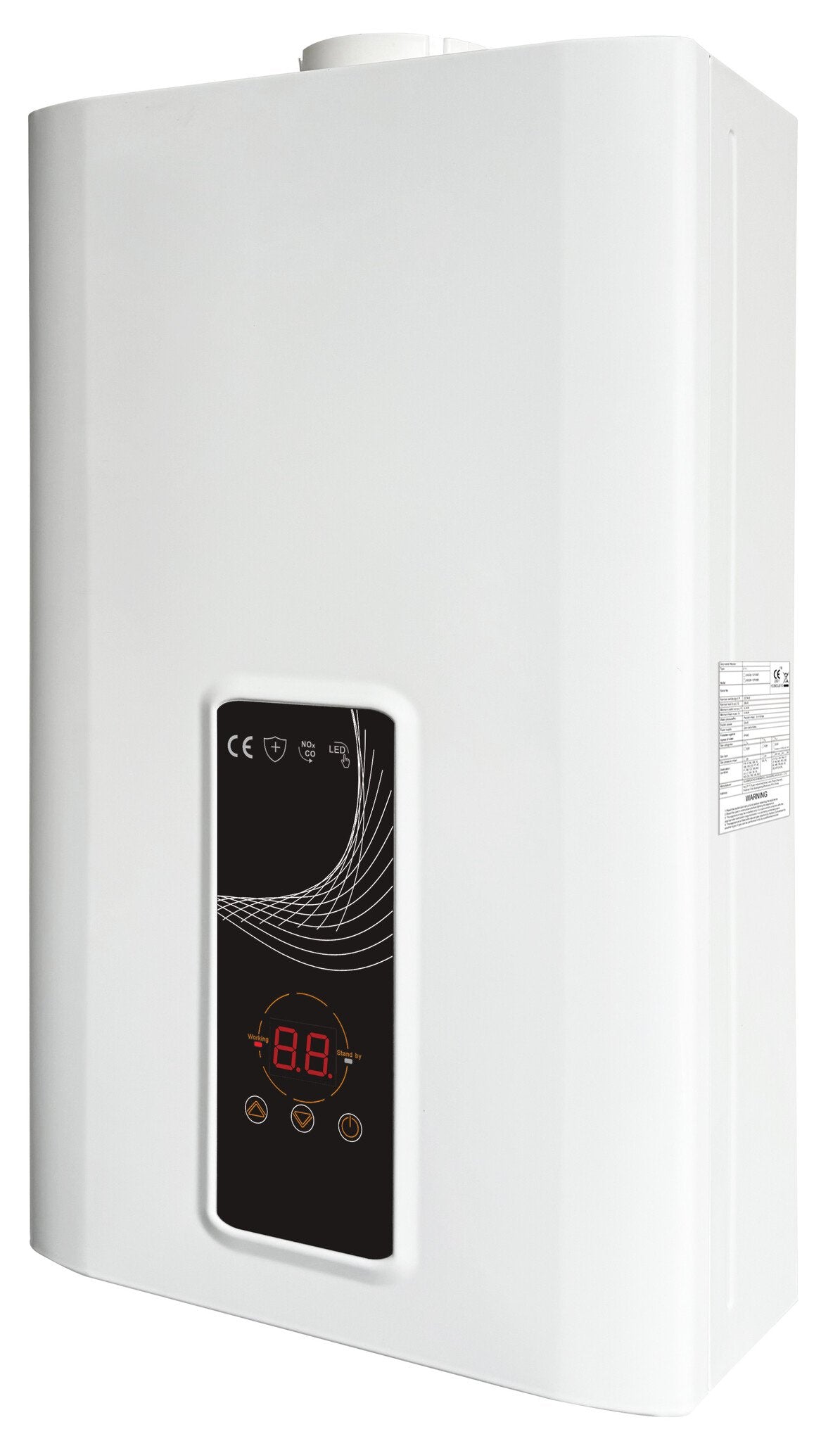EcoTherm Chauffe-eau électronique 230 V Numérique 13 L Faible émission de NOx Propane à chambre fermée