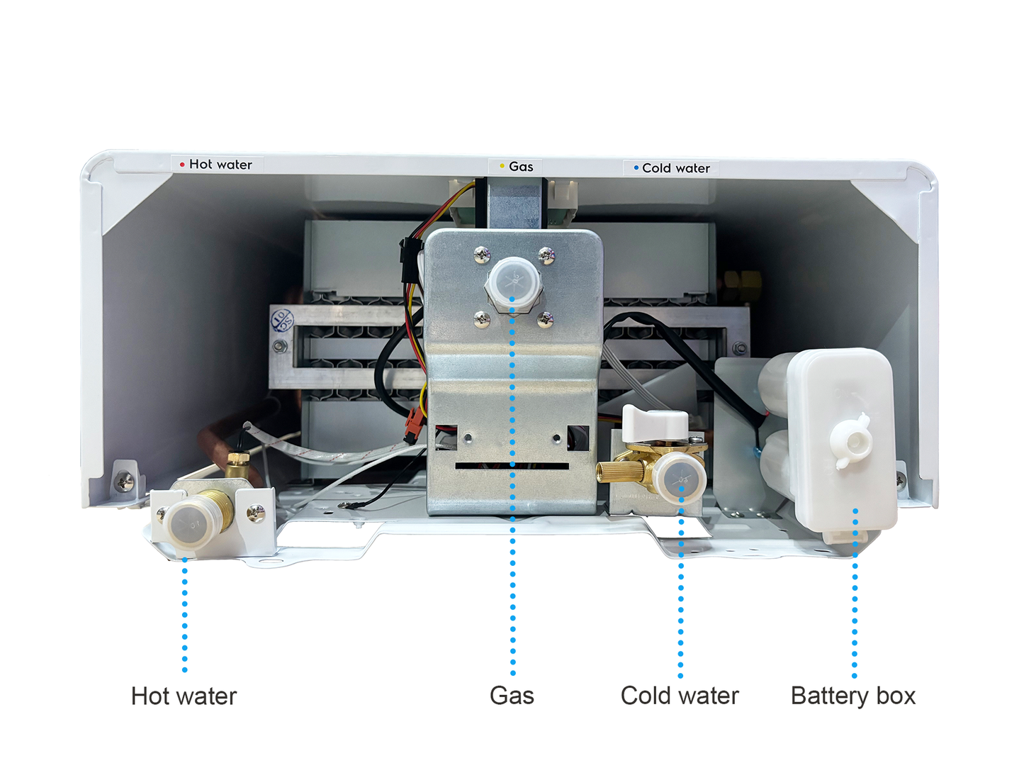 EcoTherm Chauffe-eau électronique numérique 14 L Low Nox Propane à chambre ouverte
