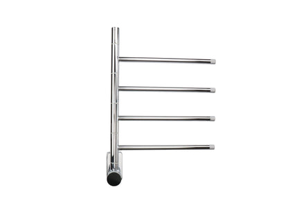 Radiateur sèche-serviettes électrique chromé avec thermostat