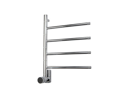 Radiateur sèche-serviettes électrique chromé avec thermostat