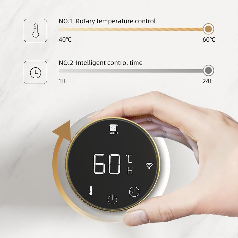 Radiateur sèche-serviettes électrique avec thermostat