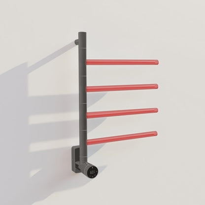 Radiateur sèche-serviettes électrique aspect métal avec thermostat