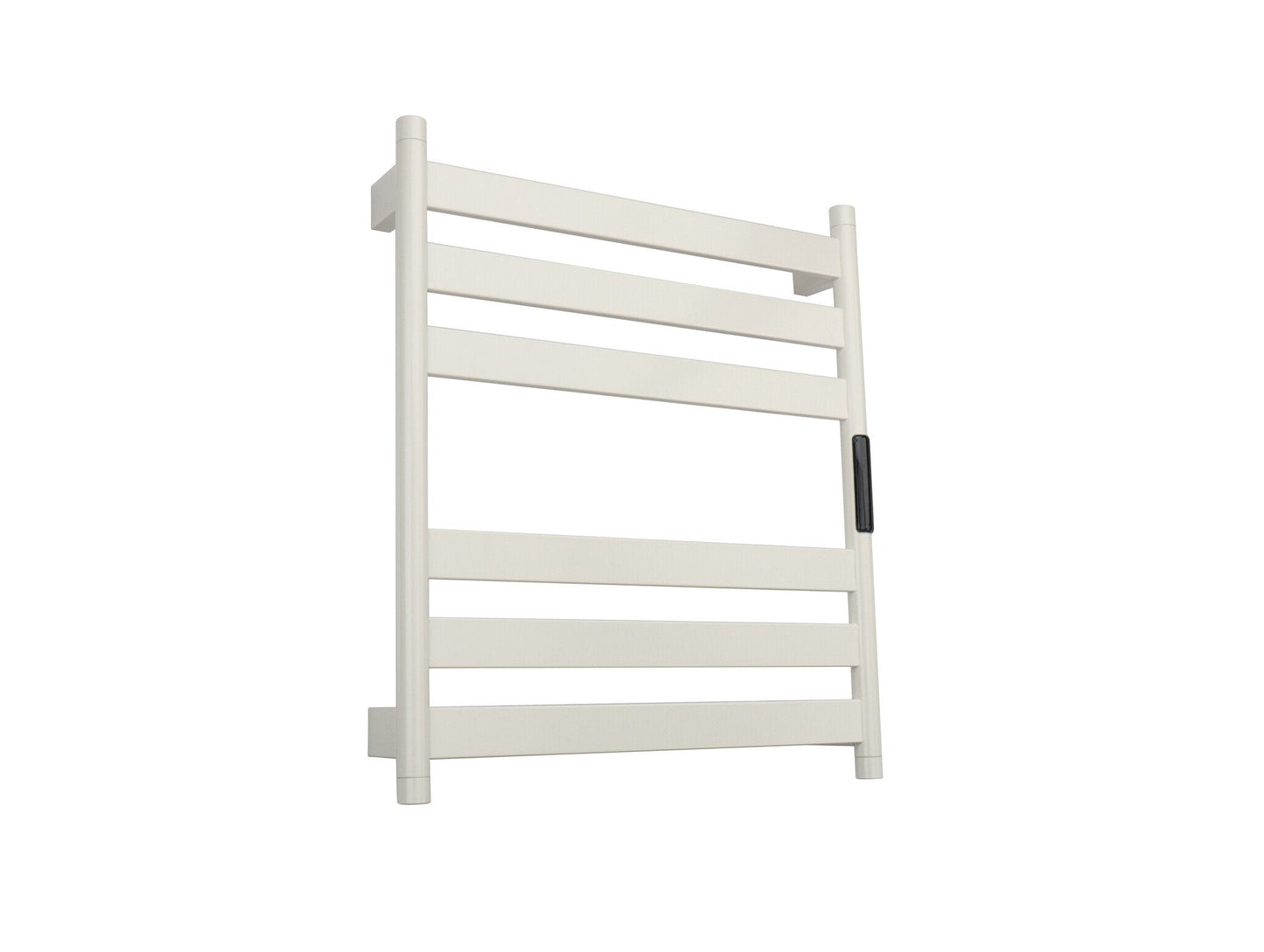 Radiateur sèche-serviettes électrique noir avec thermostat A-CS06G-W