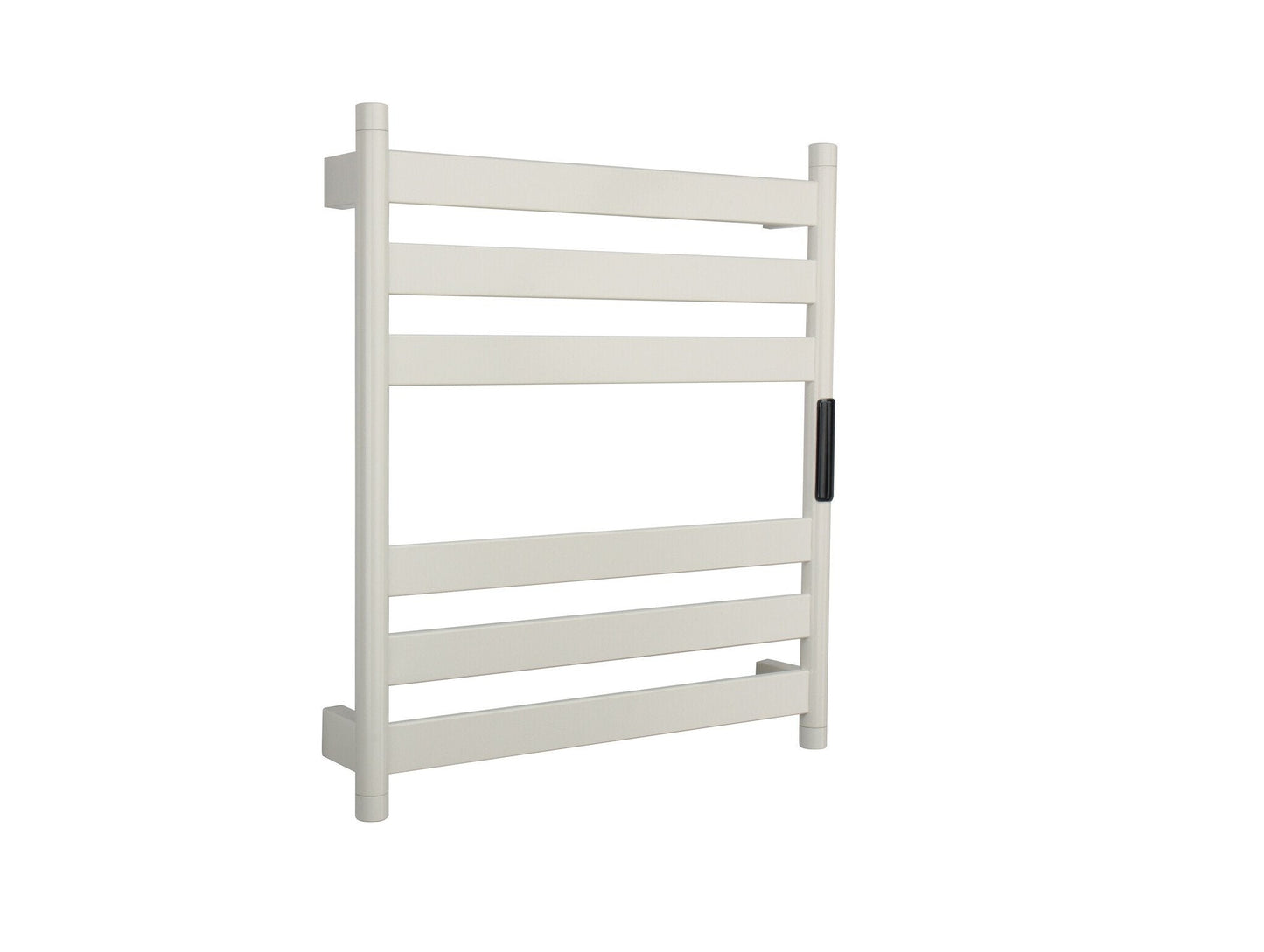 Radiateur sèche-serviettes électrique noir avec thermostat A-CS06G-W