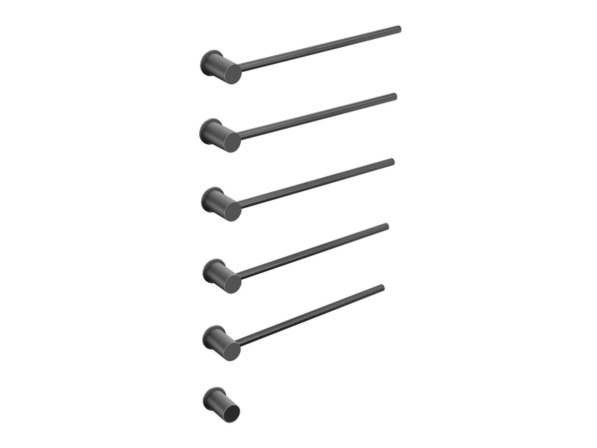 Elektrische zwarte handdoekradiator met thermostaat L-SR0005-B