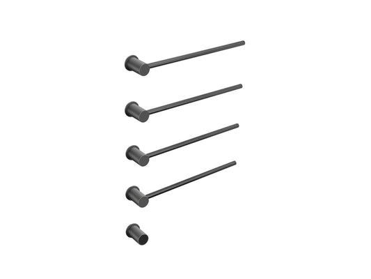 Radiateur sèche-serviettes électrique noir avec thermostat L-SR0200-B