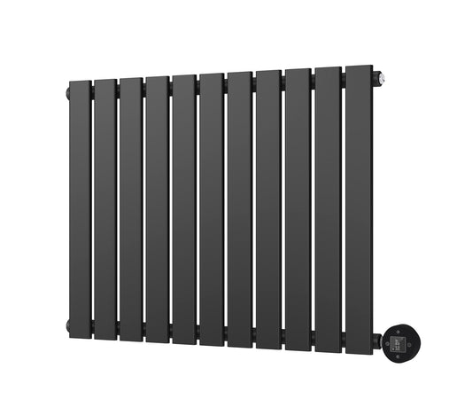 Radiateur électrique horizontal noir 800 watts Calysta