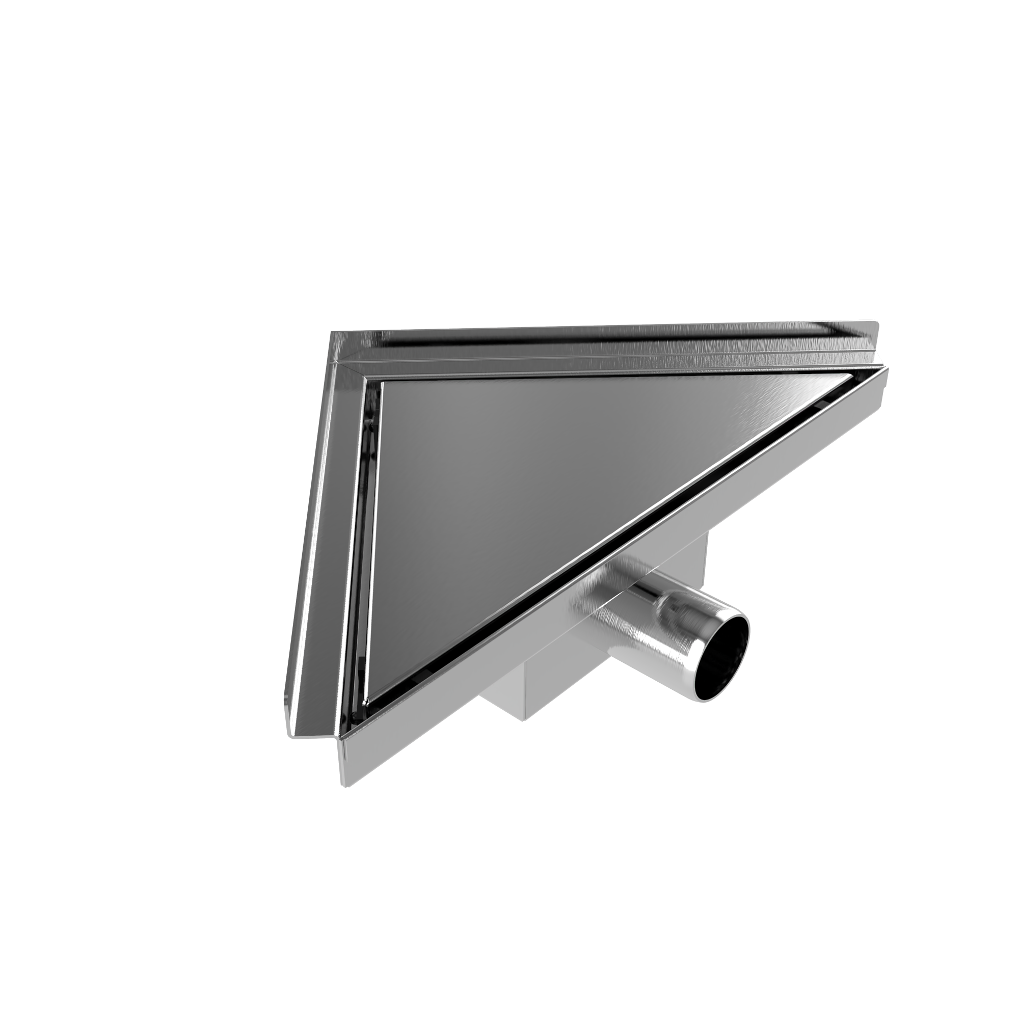 Nurion hoekdouchegoot 20x28 cm inox – Infraroodverwarmingstore.be