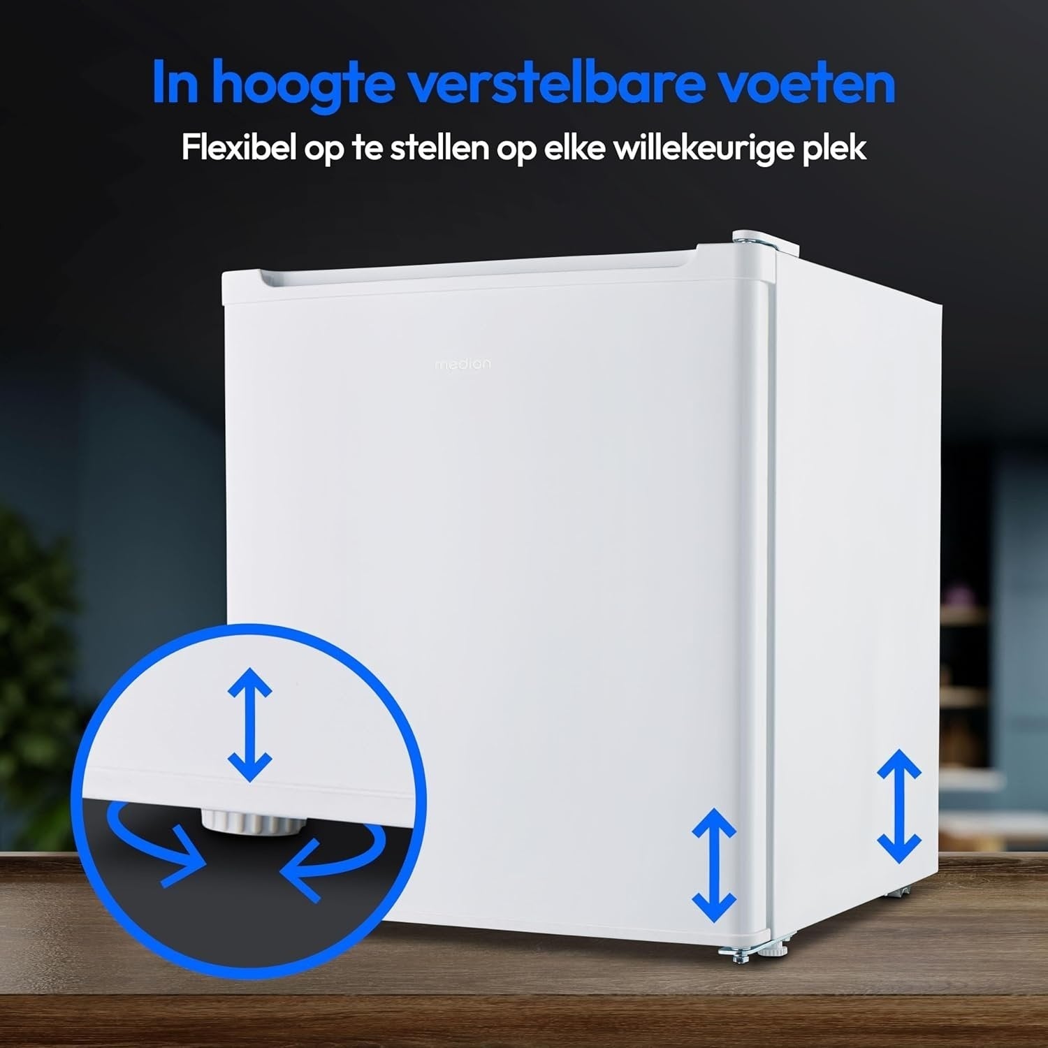 Mini réfrigérateur Nurion - 40 L - Petit réfrigérateur - Autonome - Compact - Blanc