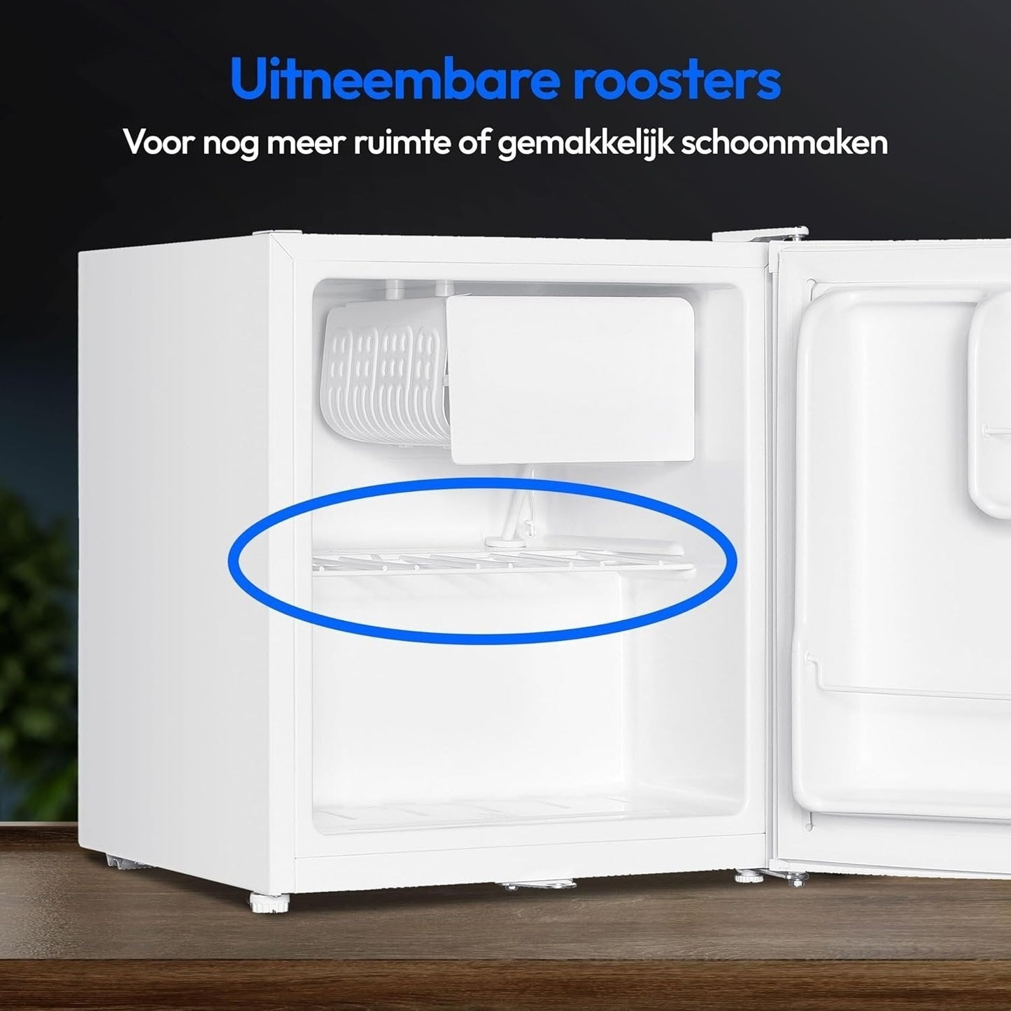 Mini réfrigérateur Nurion - 40 L - Petit réfrigérateur - Autonome - Compact - Blanc