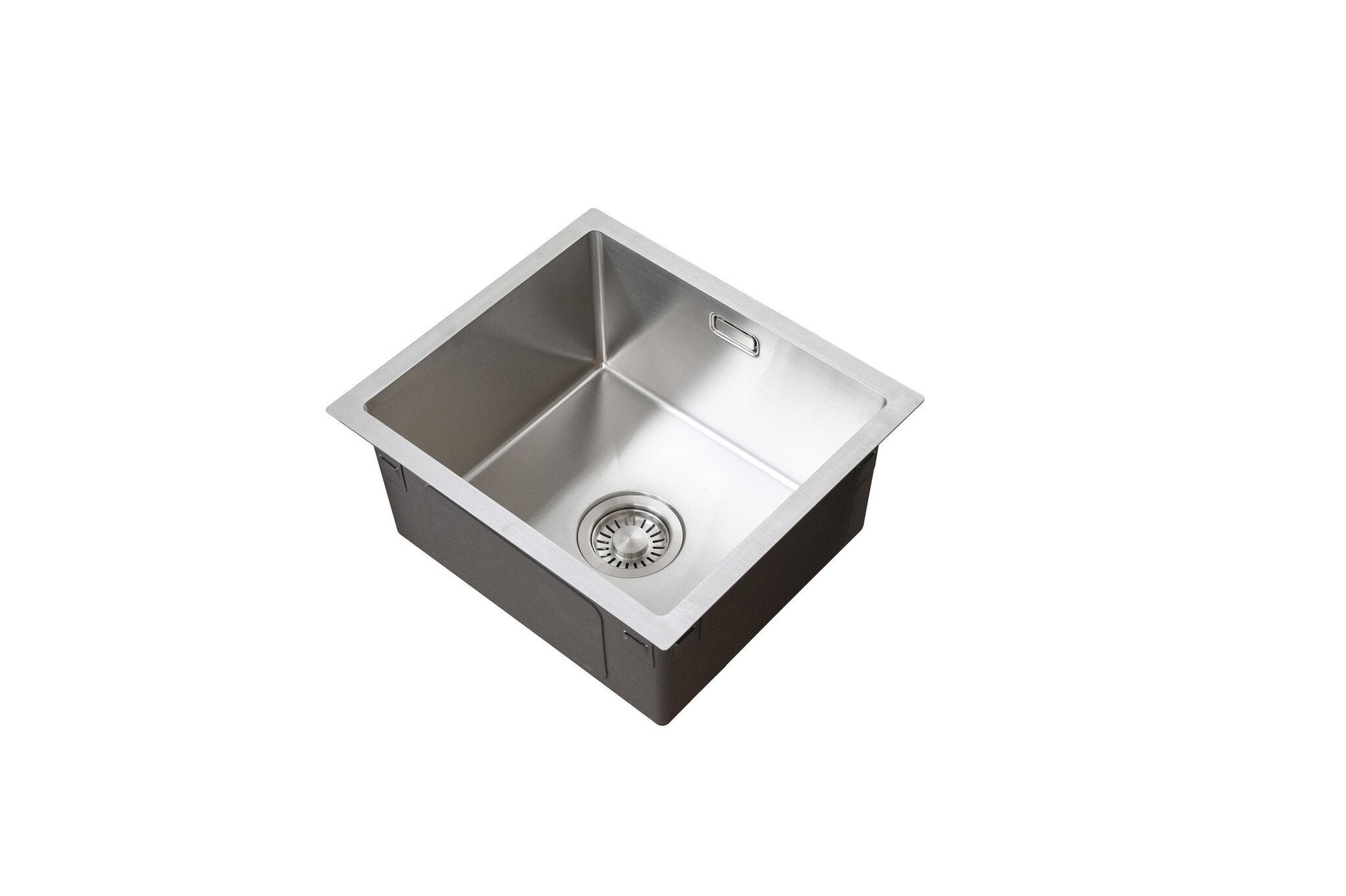 Évier Nurion inox 39,5 x 34,5 – Évier de cuisine - Éviers de cuisine – Cuve de cuisine - sans perçage pour robinet