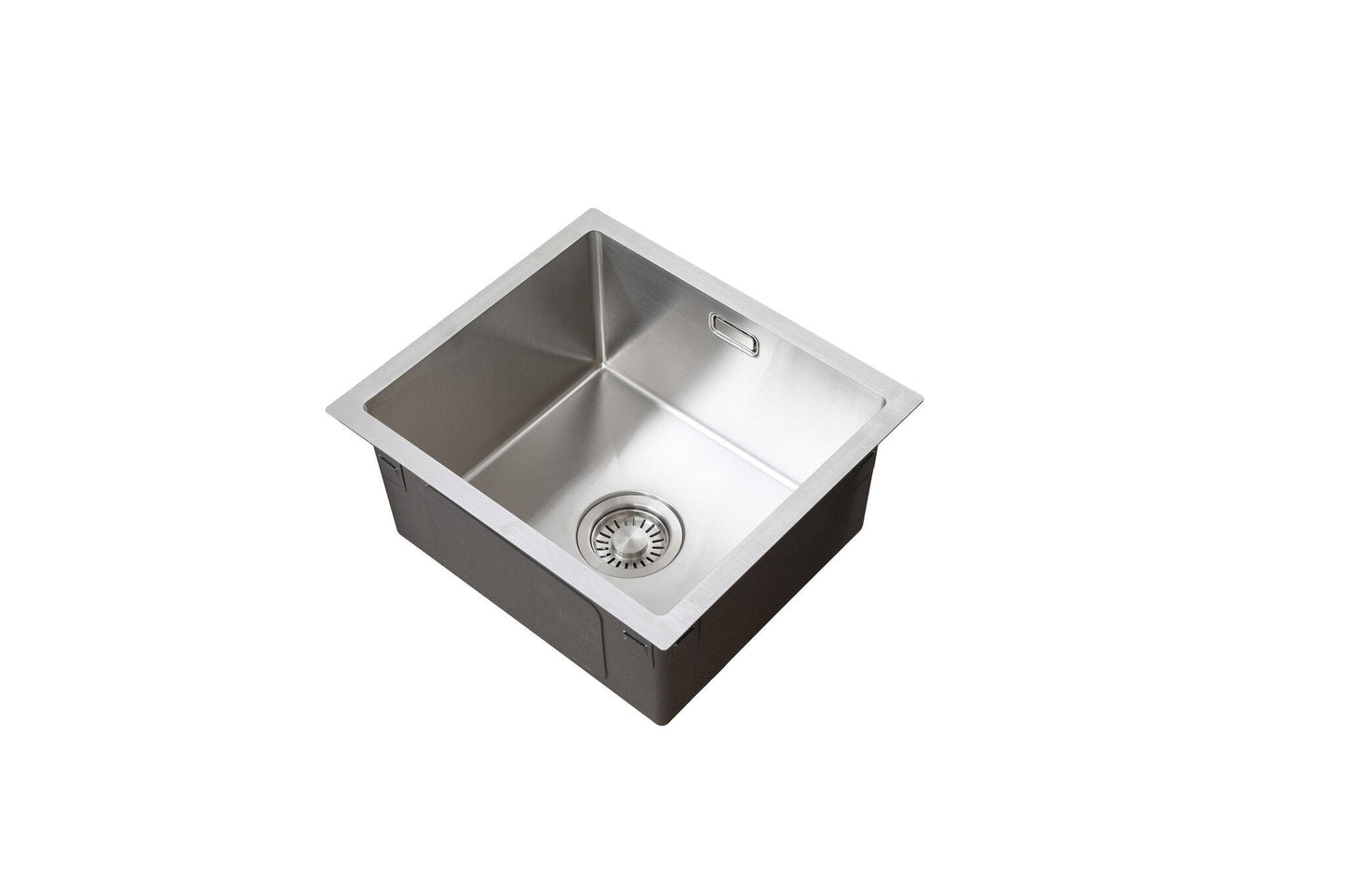 Évier Nurion inox 44,5 x 34,5 – Évier de cuisine - Éviers de cuisine – Bac de cuisine - sans trou pour robinet