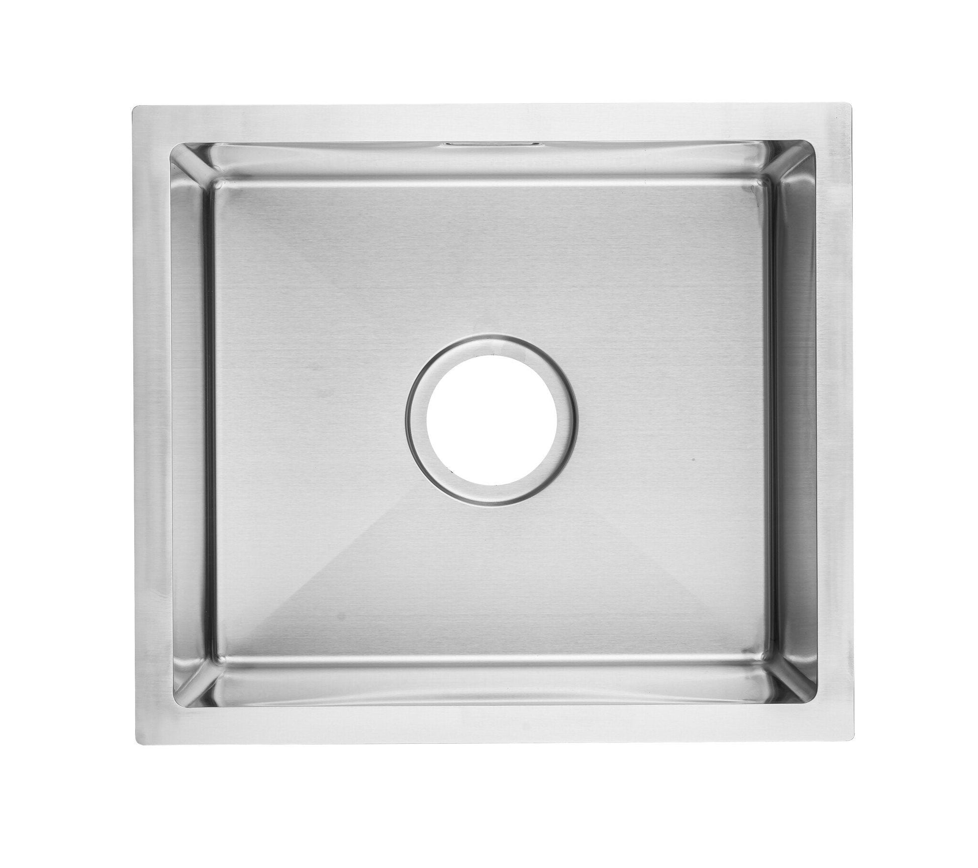 Évier Nurion inox 44,5 x 34,5 – Évier de cuisine - Éviers de cuisine – Bac de cuisine - sans trou pour robinet