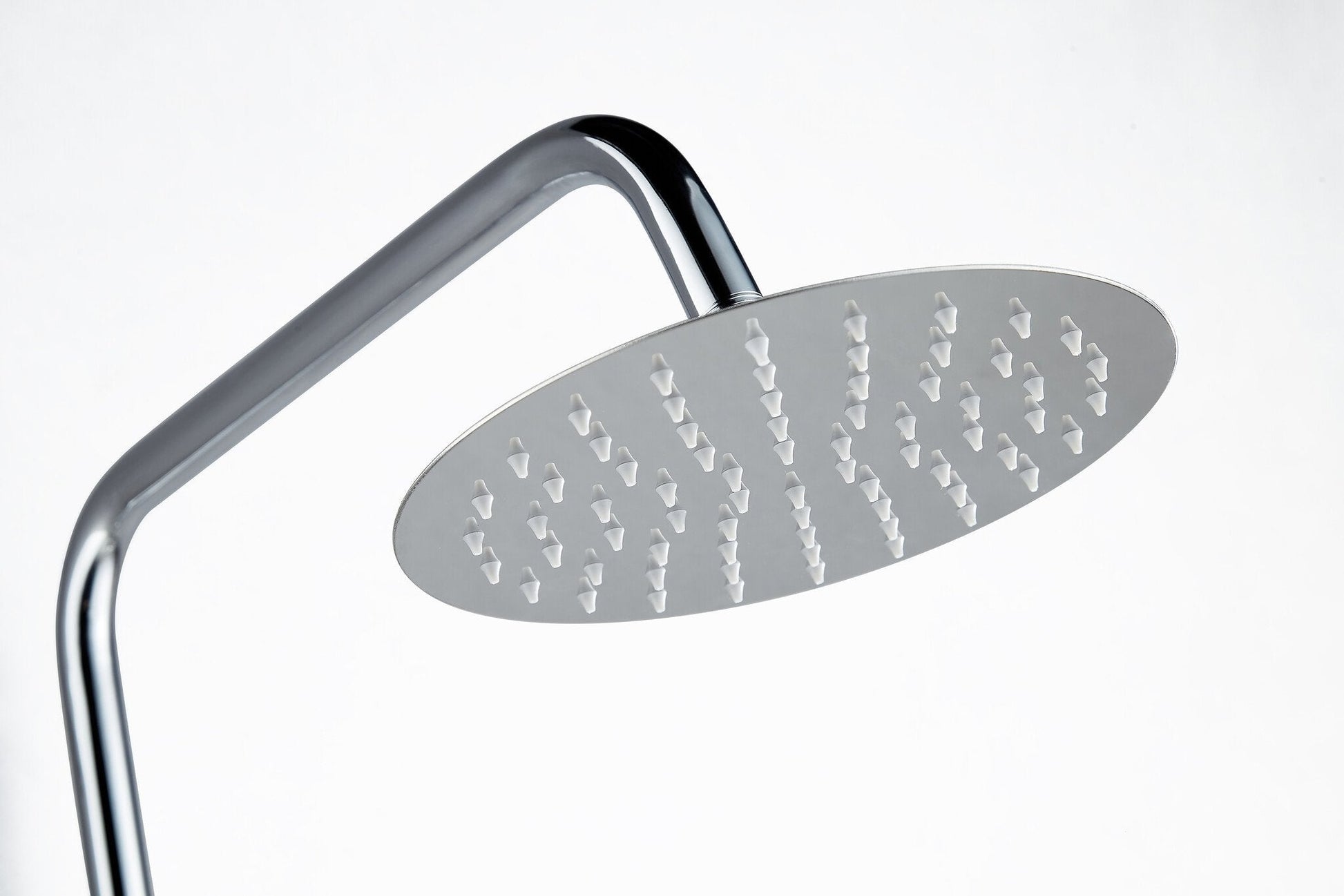 Douche de surface à effet pluie 30 cm douche de tête thermostatique chrome