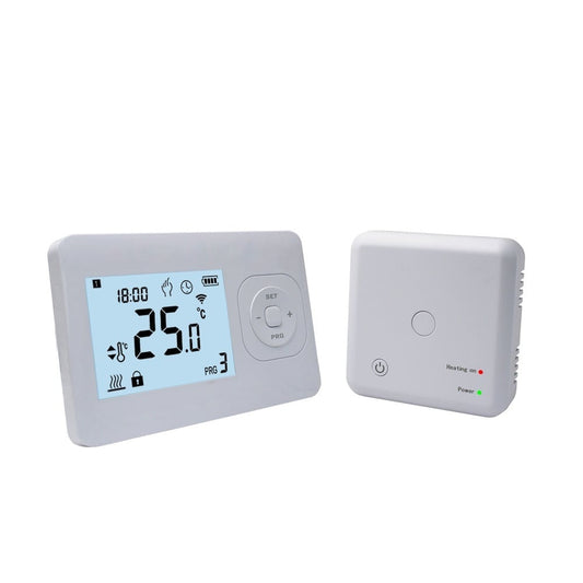 QH Thermostat programmable de base avec récepteur compact pour montage en saillie