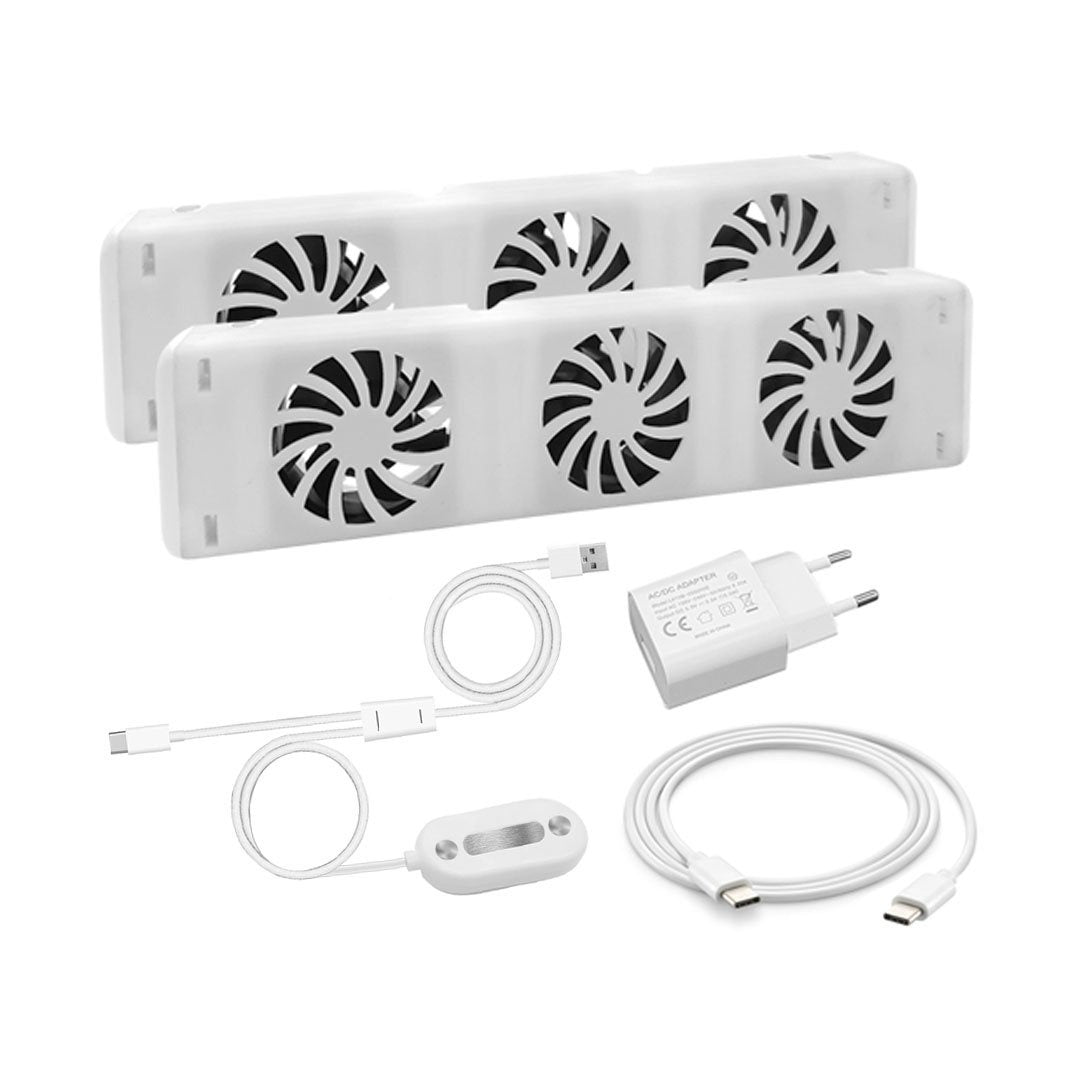 Ensemble duo de ventilateurs de radiateur QH Booster