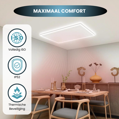 Panneau infrarouge QH-HL avec éclairage LED 63 x 108 cm - 700Watt