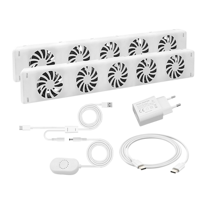 Ensemble de ventilateurs de radiateur QH Turbo Booster
