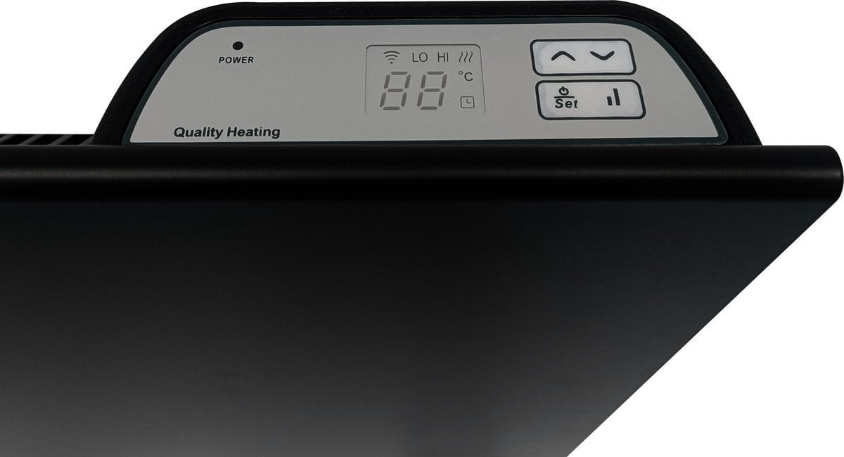Chauffage de qualité - Eco Slim Wifi noir