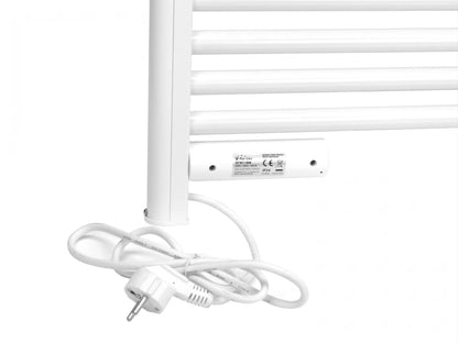Radiateur sèche-serviettes électrique intelligent avec thermostat blanc QH-09G