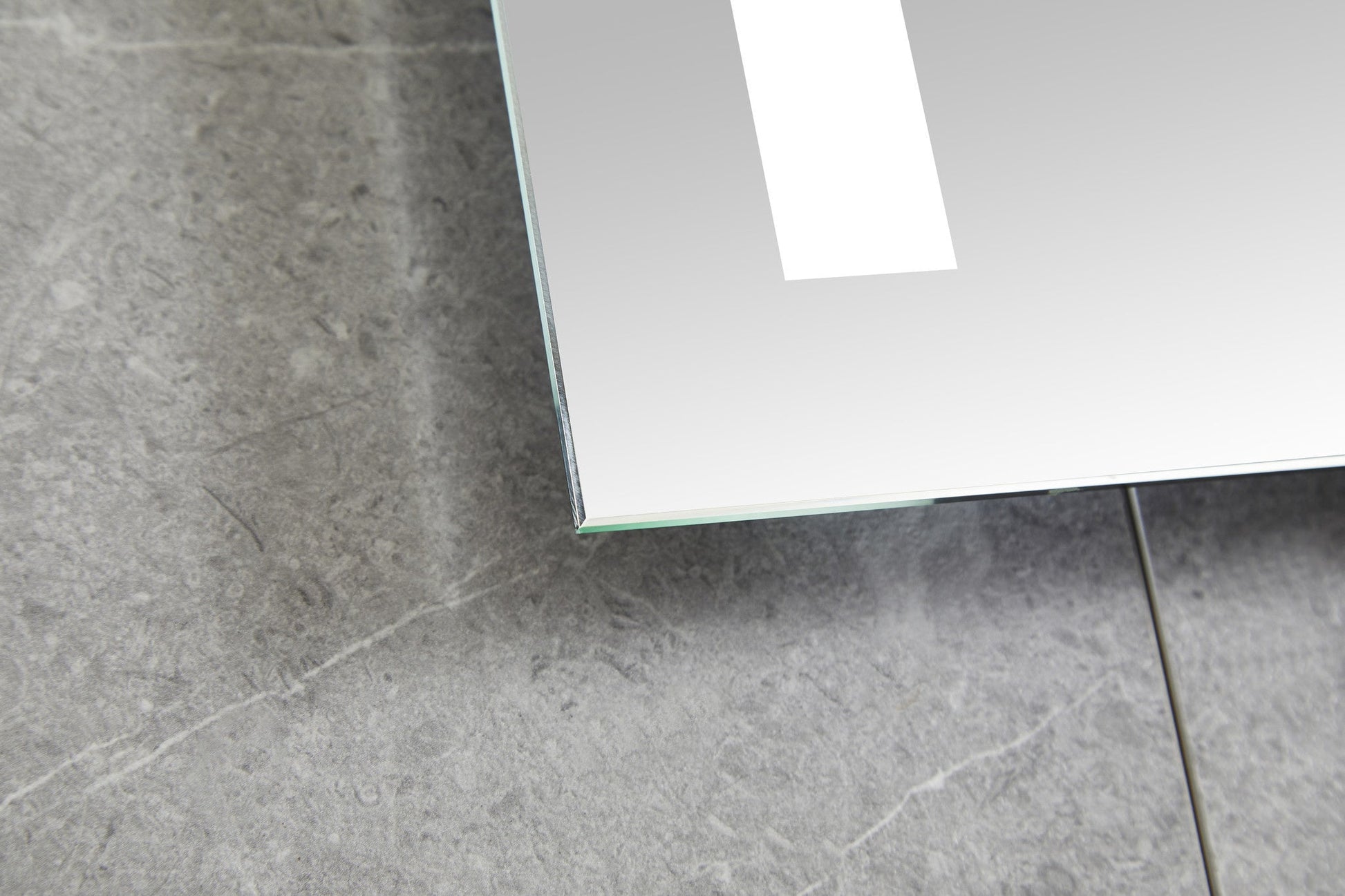 Miroir 60 x 100 cm sans cadre, éclairage LED encastré et anti-condensation