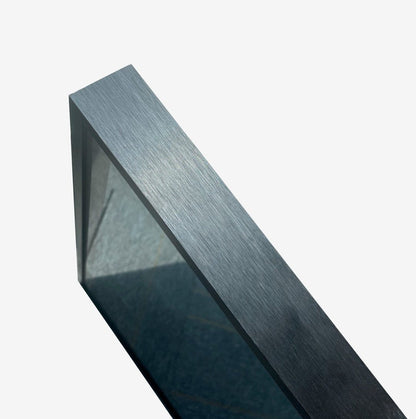Miroir avec cadre noir, LED, anti-buée 60 x 60 cm