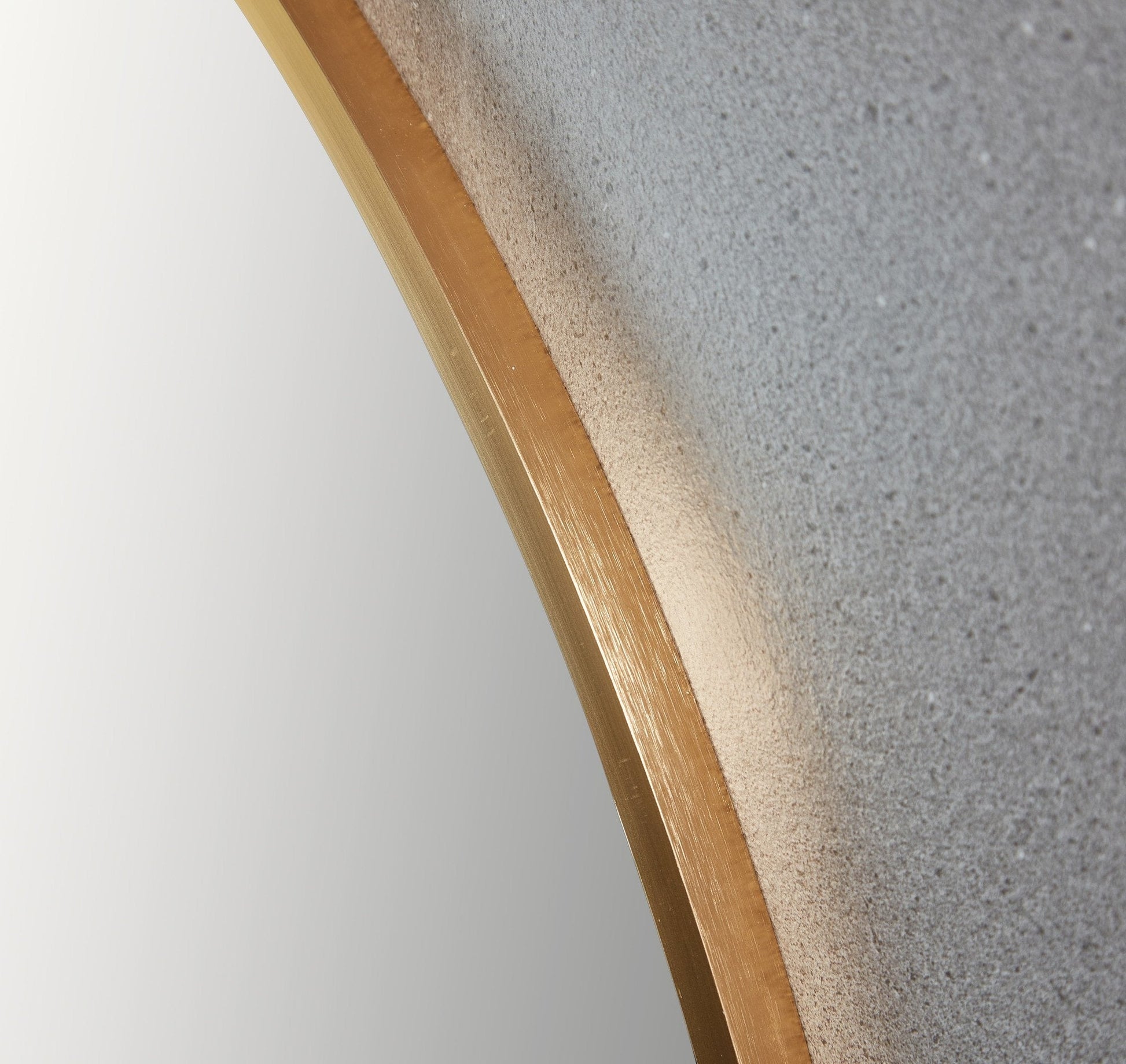 Miroir rond 100 cm avec cadre doré