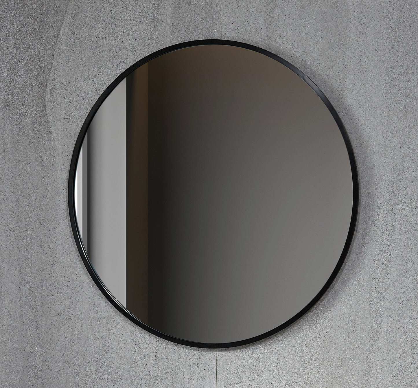Miroir rond 60 cm avec cadre noir - Bella Mirror