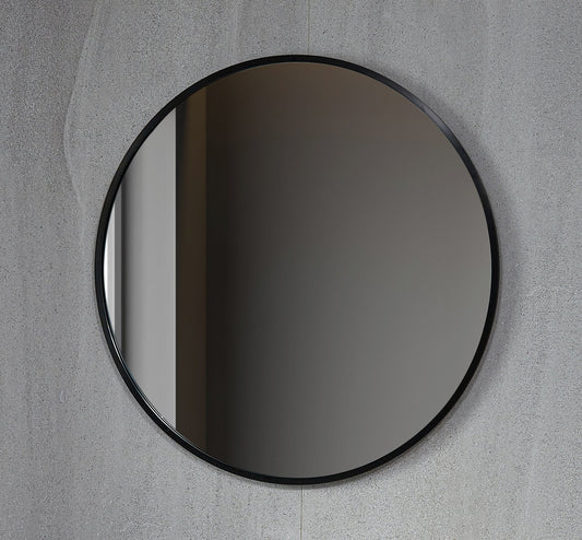 Miroir rond 60 cm avec cadre noir - Bella Mirror