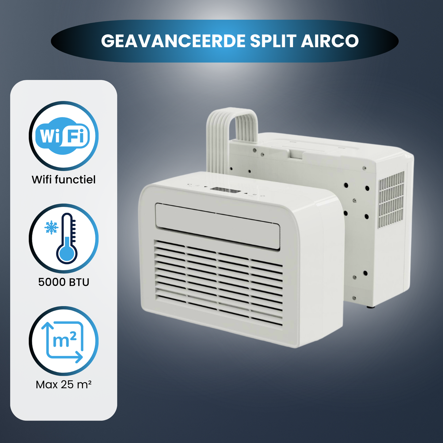 Climatiseur split caravane 5000BTU Wifi Quality Cooling