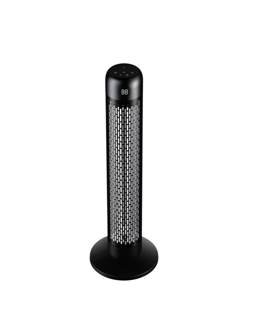 Chauffage infrarouge carbone mobile 2000 Watt avec télécommande