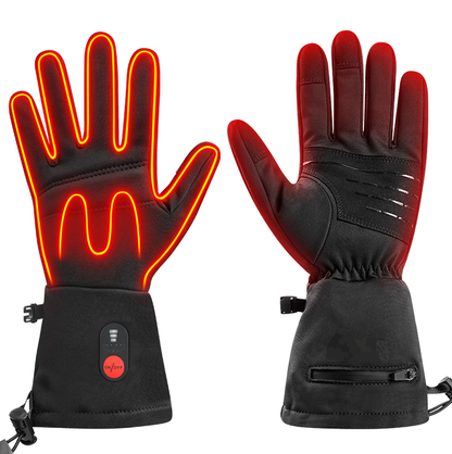 Gants de cyclisme chauffants électriques - 3 niveaux de chaleur