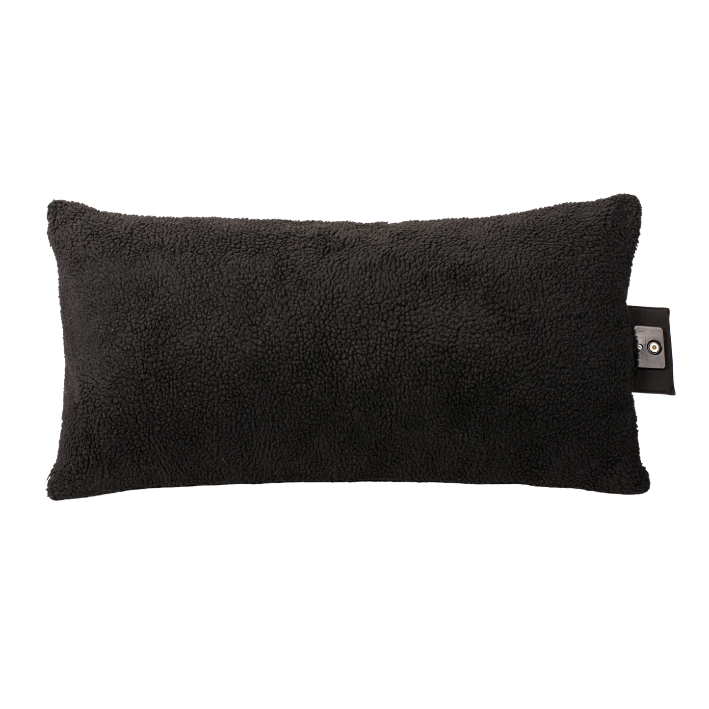 Coussin chauffant Warmy Teddy noir 30 x 60 cm