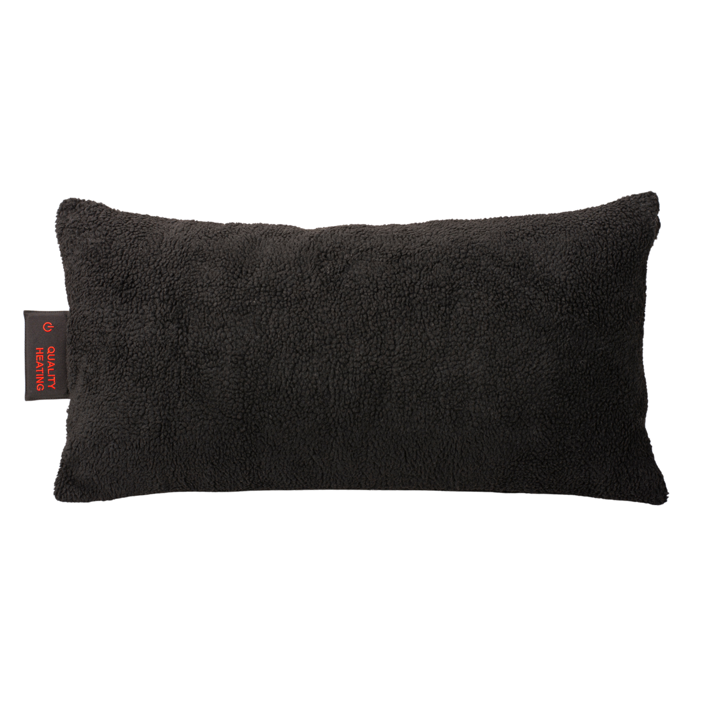 Coussin chauffant Warmy Teddy noir 30 x 60 cm