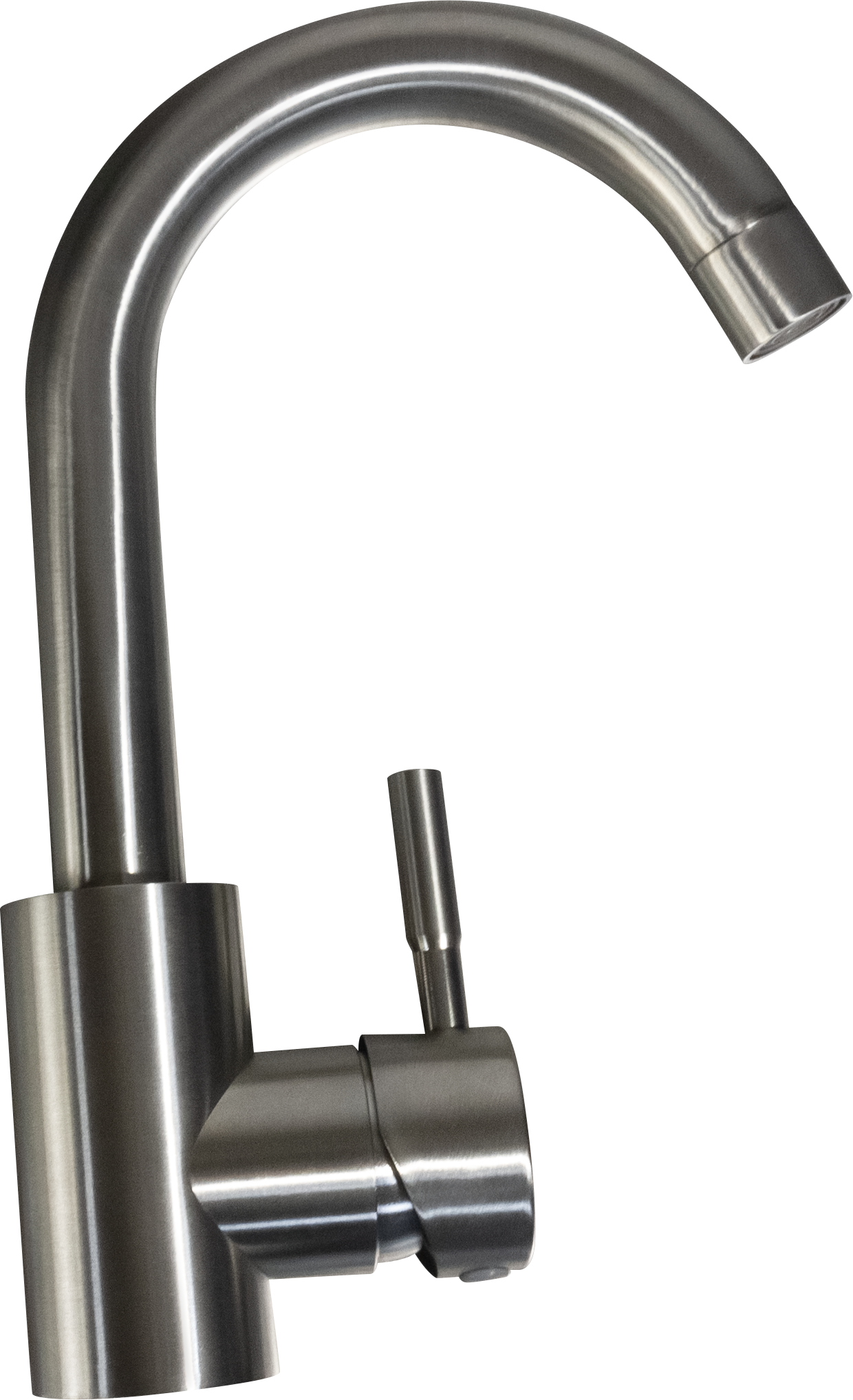 Robinet de lavabo en métal Gun avec bec pivotant à 180 degrés