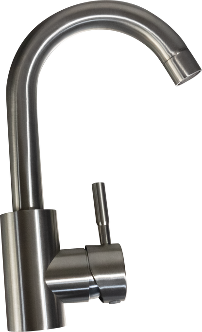 Robinet de lavabo en métal Gun avec bec pivotant à 180 degrés
