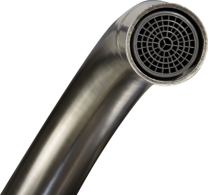 Robinet de lavabo en métal Gun avec bec pivotant à 180 degrés