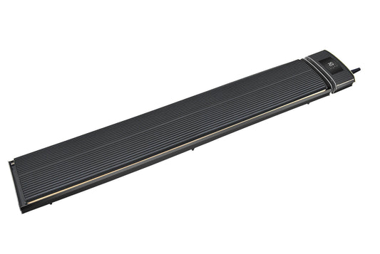 Chauffage de terrasse infrarouge Wifi noir avec 1800 - 2400Watt