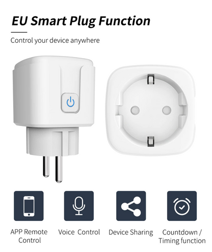 Compteur de consommation de prises intelligentes Wifi avec fonction de temporisation